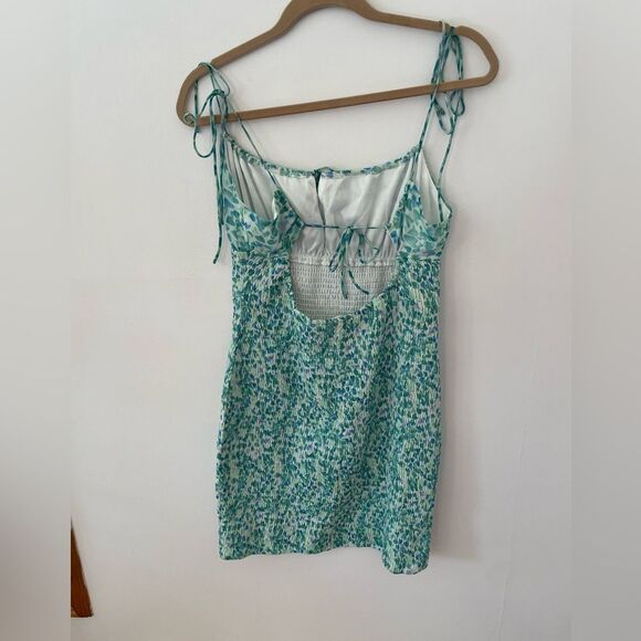 Urban Outfitters Kiss the Sky floral ruching mini dress size XXL NWOT - Picture 6 of 9